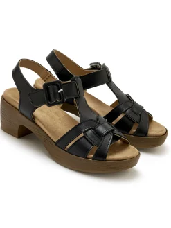 Femme Pédiconfort Sandales hautes scratch boucle fantaisie