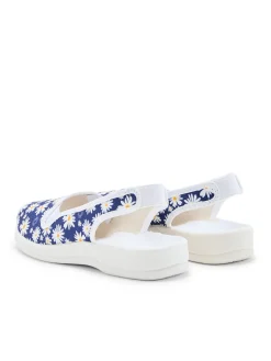 Femme Pédiconfort Sandales élastiquées intérieur éponge