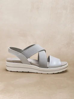 Femme Pédiconfort Sandales élastiquées semelle amovible