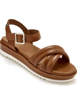 Femme Pédiconfort Sandales matelassées à aérosemelle