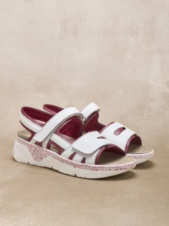 Femme Pédiconfort Sandales ouverture totale par scratchs