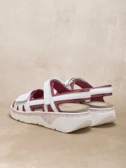 Femme Pédiconfort Sandales ouverture totale par scratchs