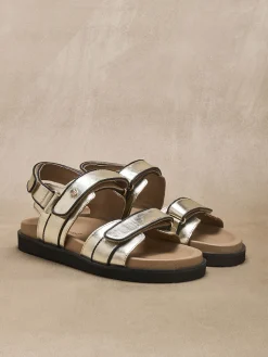 Femme Pédiconfort Sandales ouverture totale par scratchs