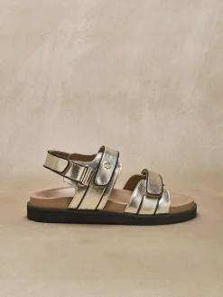 Femme Pédiconfort Sandales ouverture totale par scratchs