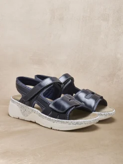 Femme Pédiconfort Sandales ouverture totale par scratchs