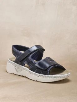 Femme Pédiconfort Sandales ouverture totale par scratchs