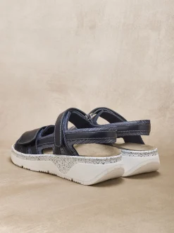 Femme Pédiconfort Sandales ouverture totale par scratchs