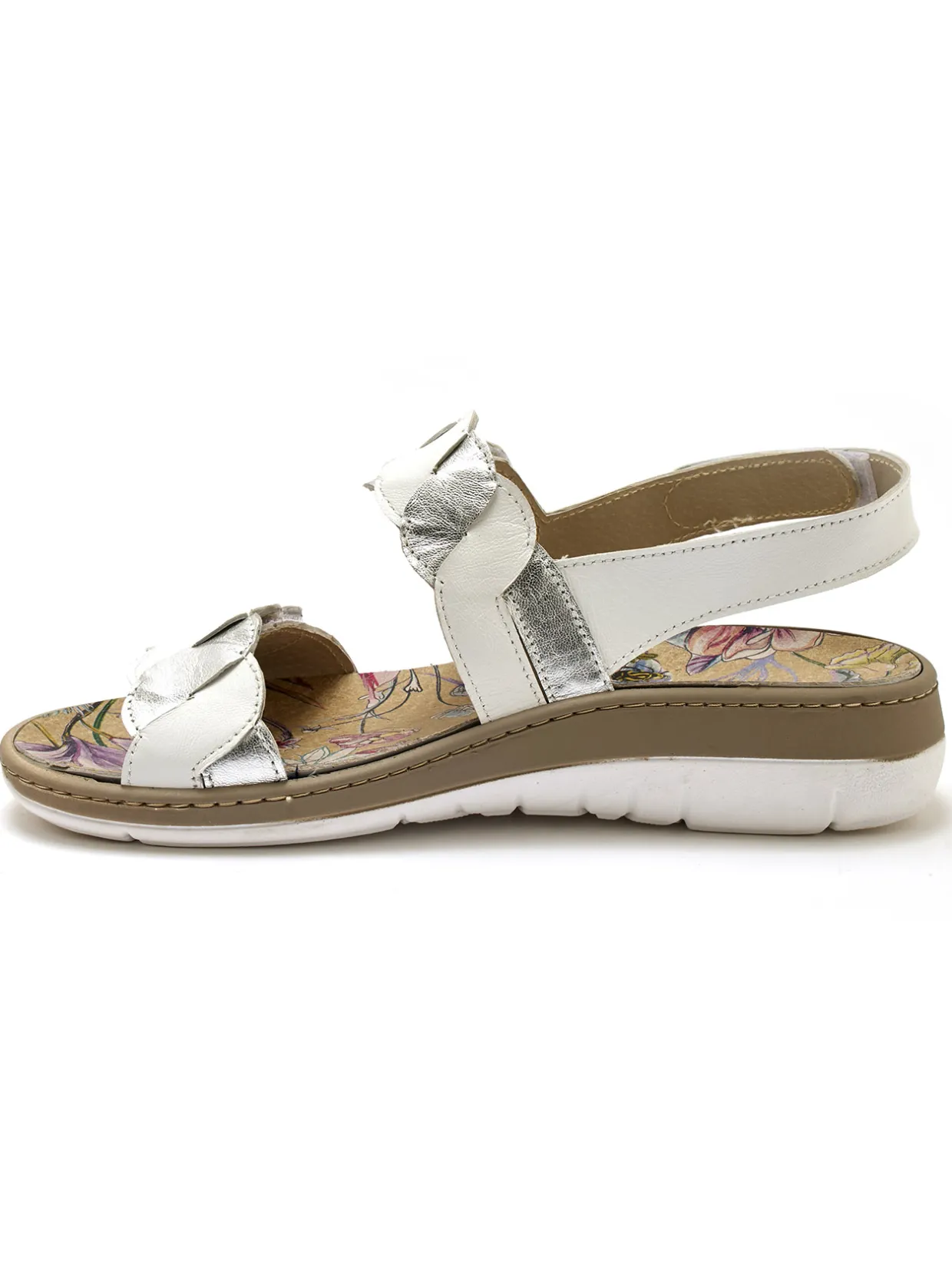 Femme Pédiconfort Sandales ouverture totale par scratchs