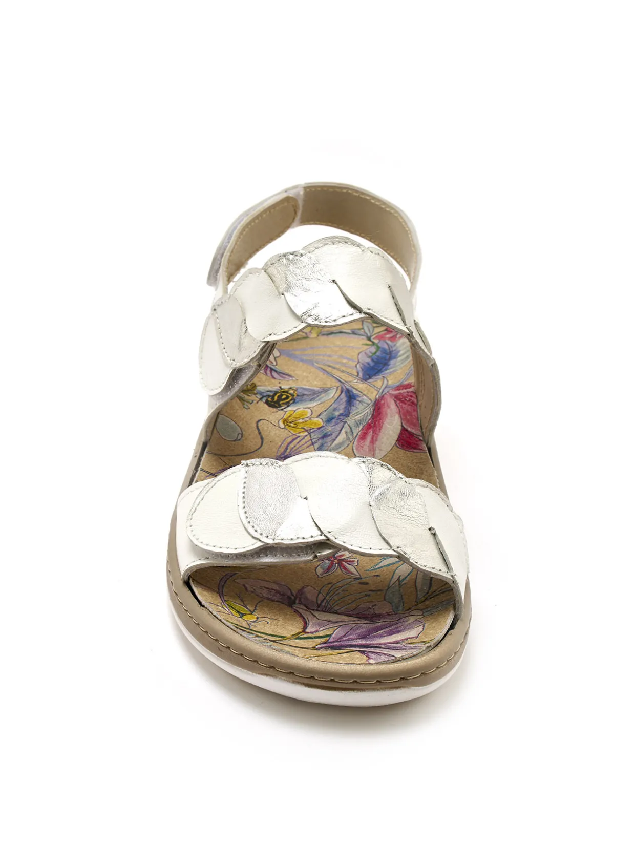 Femme Pédiconfort Sandales ouverture totale par scratchs