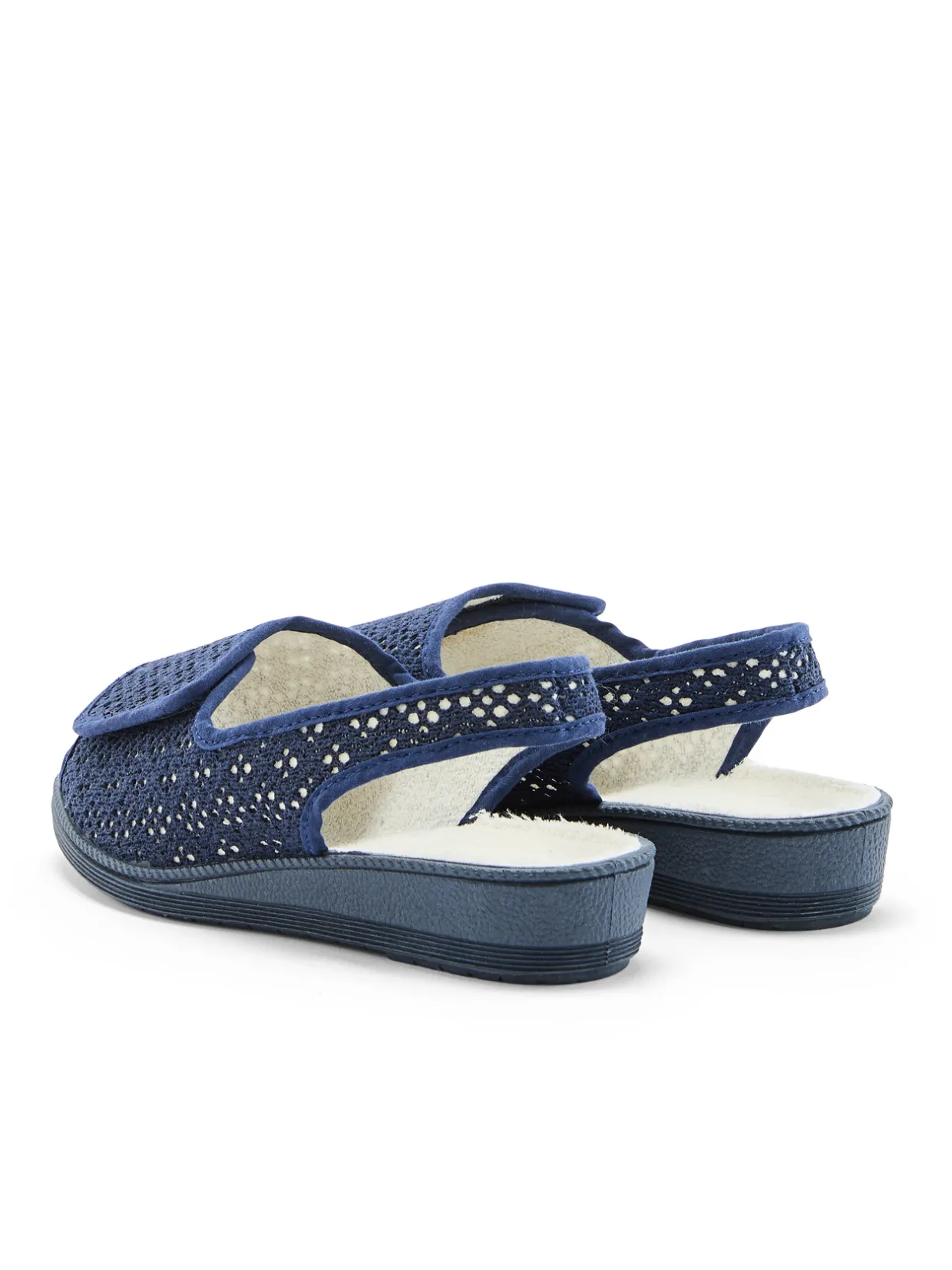 Femme Pédiconfort Sandales pantoufles ouverture totale