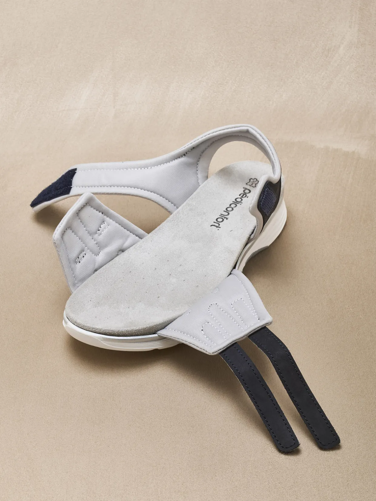 Femme Pédiconfort Sandales spécial marche à scratchs