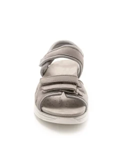 Femme Pédiconfort Sandales spécial marche à scratchs