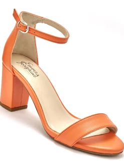 Femme Pédiconfort Sandales tout cuir à talon