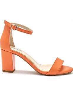 Femme Pédiconfort Sandales tout cuir à talon