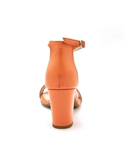 Femme Pédiconfort Sandales tout cuir à talon