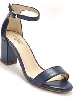 Femme Pédiconfort Sandales tout cuir à talon