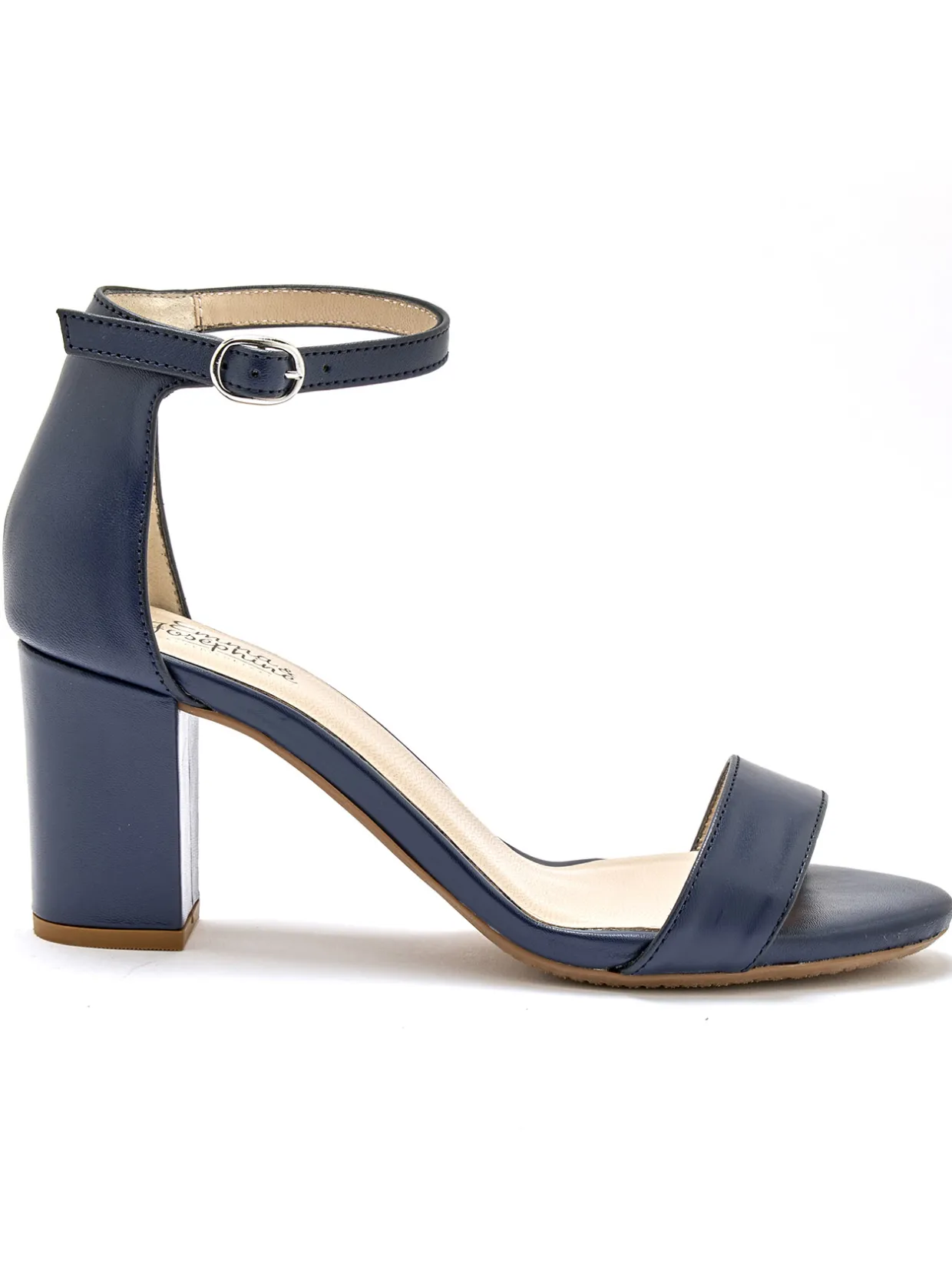 Femme Pédiconfort Sandales tout cuir à talon