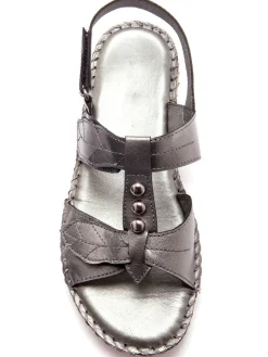 Femme Pédiconfort Sandales ultra souples en cuir