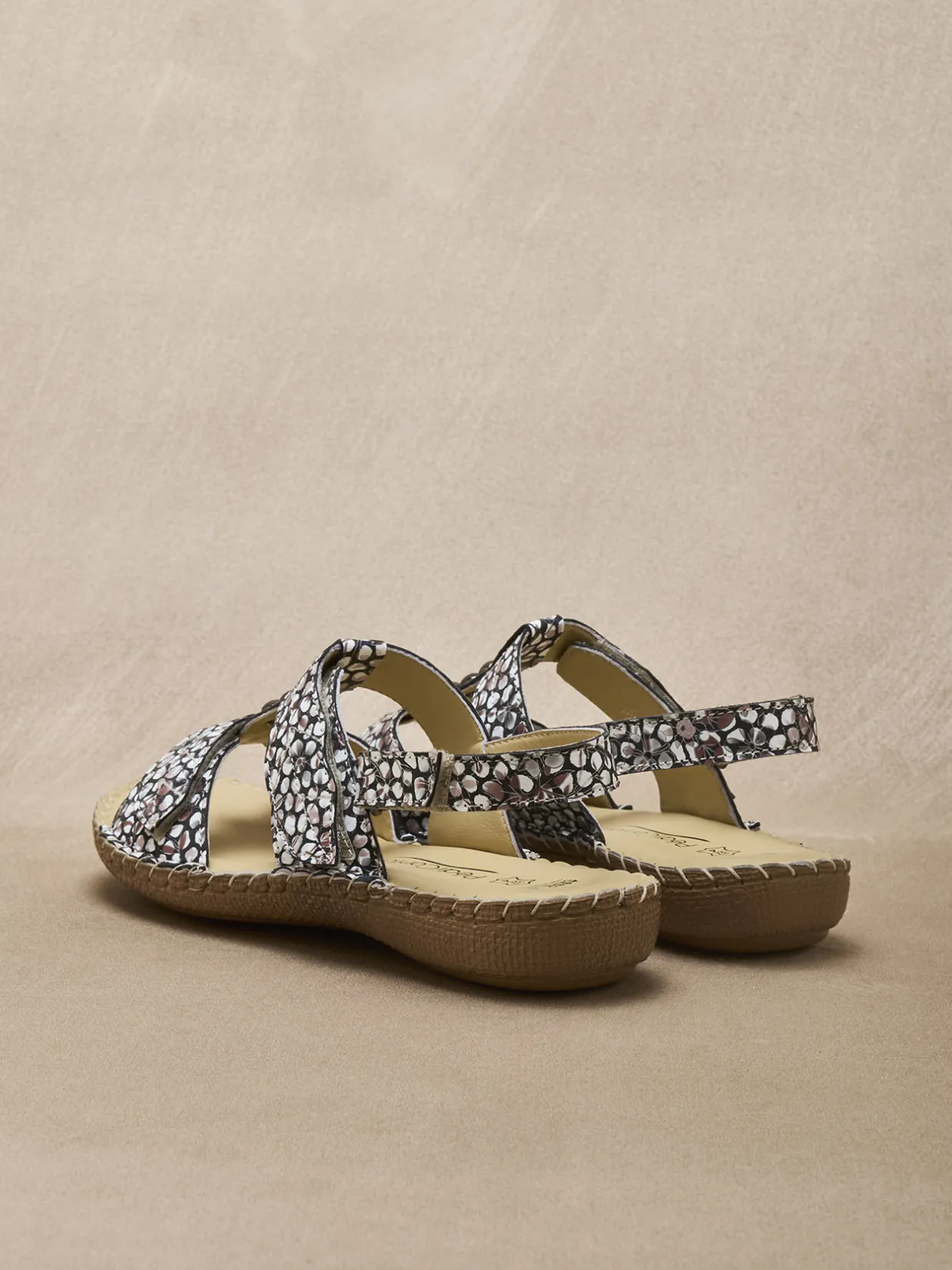 Femme Pédiconfort Sandales ultra souples en cuir