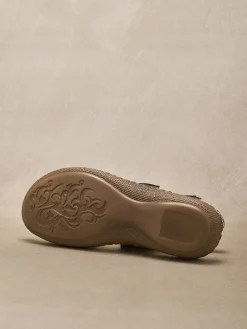 Femme Pédiconfort Sandales ultra souples en cuir