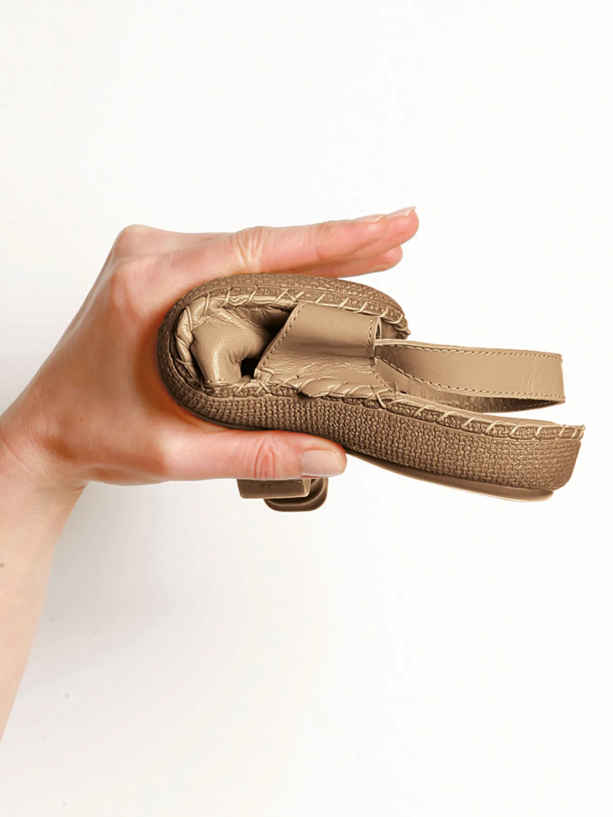 Femme Pédiconfort Sandales ultra souples en cuir