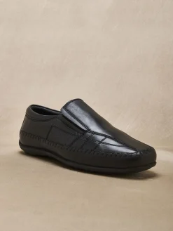 Homme Pédiconfort Sans-gêne cuir élastiqués