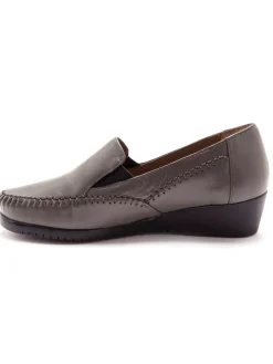 Femme Pédiconfort Sans-gêne cuir élastiqués ultra-souples