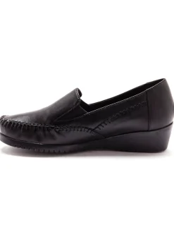 Femme Pédiconfort Sans-gêne cuir élastiqués ultra-souples