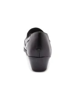 Femme Pédiconfort Sans-gêne cuir élastiqués ultra-souples