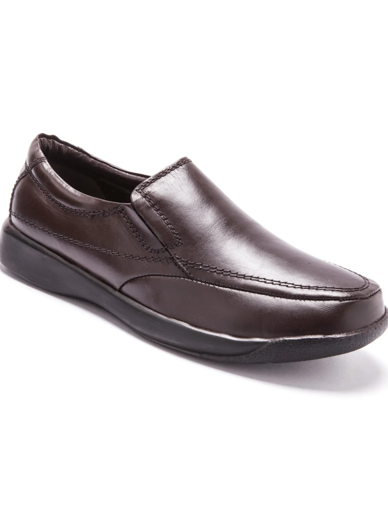 Homme Pédiconfort Sans-gêne en cuir à aérosemelle