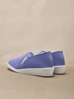 Femme Pédiconfort Sans-gêne en toile élastiquées côtés