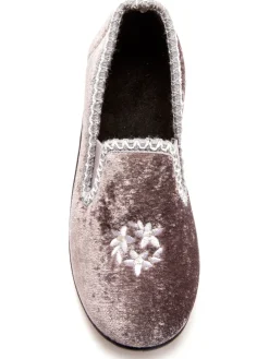 Femme Pédiconfort Sans-gêne en velours lot de 2 paires