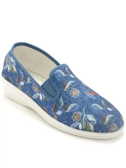 Femme Pédiconfort Sans-gêne imprimés intérieur éponge