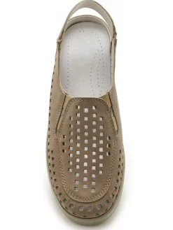 Femme Pédiconfort Sans-gêne perforés semelle amovible