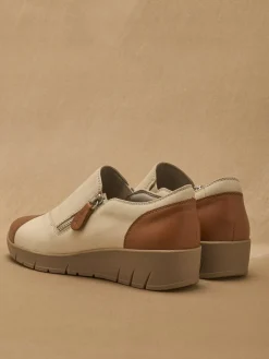 Femme Pédiconfort Sans-gêne zippés et élastiqués