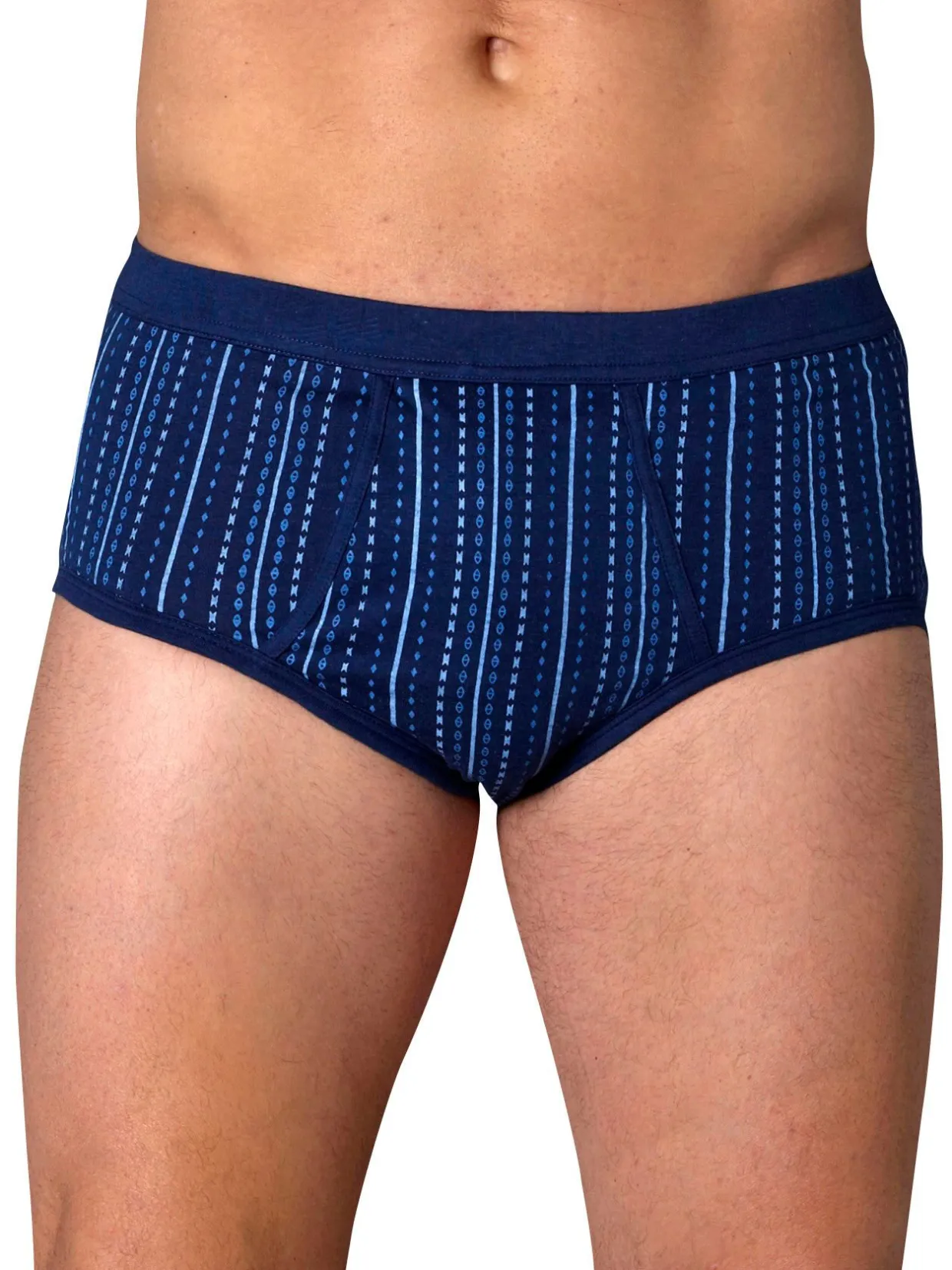 Homme Daxon Slips hauts ouverts pur coton lot de 6