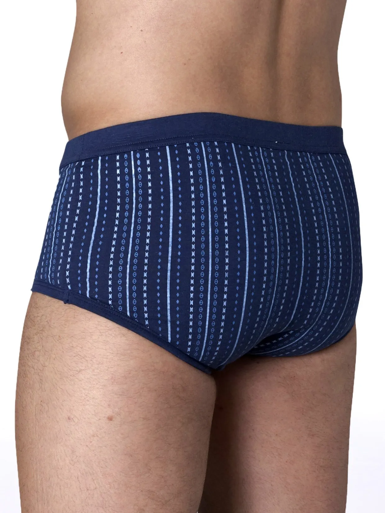 Homme Daxon Slips hauts ouverts pur coton lot de 6