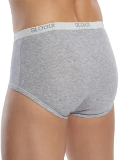 Homme Sloggi Slips maxi ouverts lot de 3
