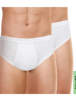 Homme Athéna Slips ouverts taille haute, lot de 2