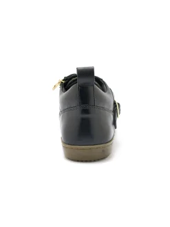 Femme Pédiconfort Sneakers basses à lacets et zip côté