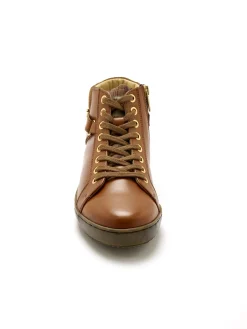 Femme Pédiconfort Sneakers montantes avec zip et lacets