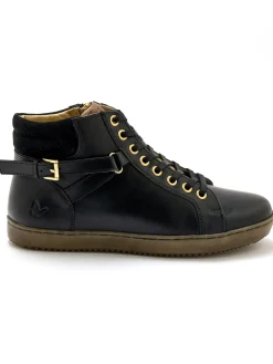 Femme Pédiconfort Sneakers montantes avec zip et lacets