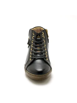 Femme Pédiconfort Sneakers montantes avec zip et lacets