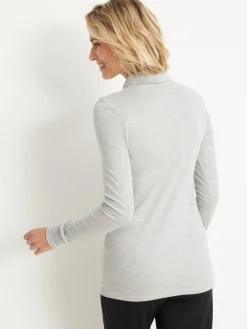 Femme Daxon Sous-pull en maille courtelle