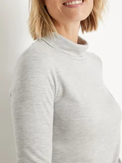 Femme Daxon Sous-pull en maille courtelle