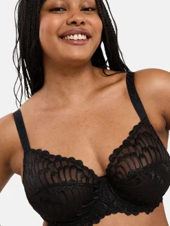 Sans Complexe Soutien-gorge à armatures brodé Narcisse