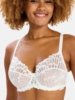 Sans Complexe Soutien-gorge à armatures brodé Narcisse