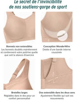 Glamorise Soutien-gorge Glamoris Sport à armatures