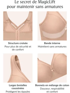 Glamorise Soutien-gorge Magic Lift® sans armatures