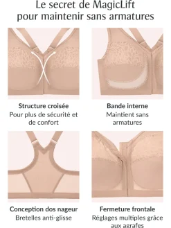 Glamorise Soutien-gorge MagicLift grandes tailles